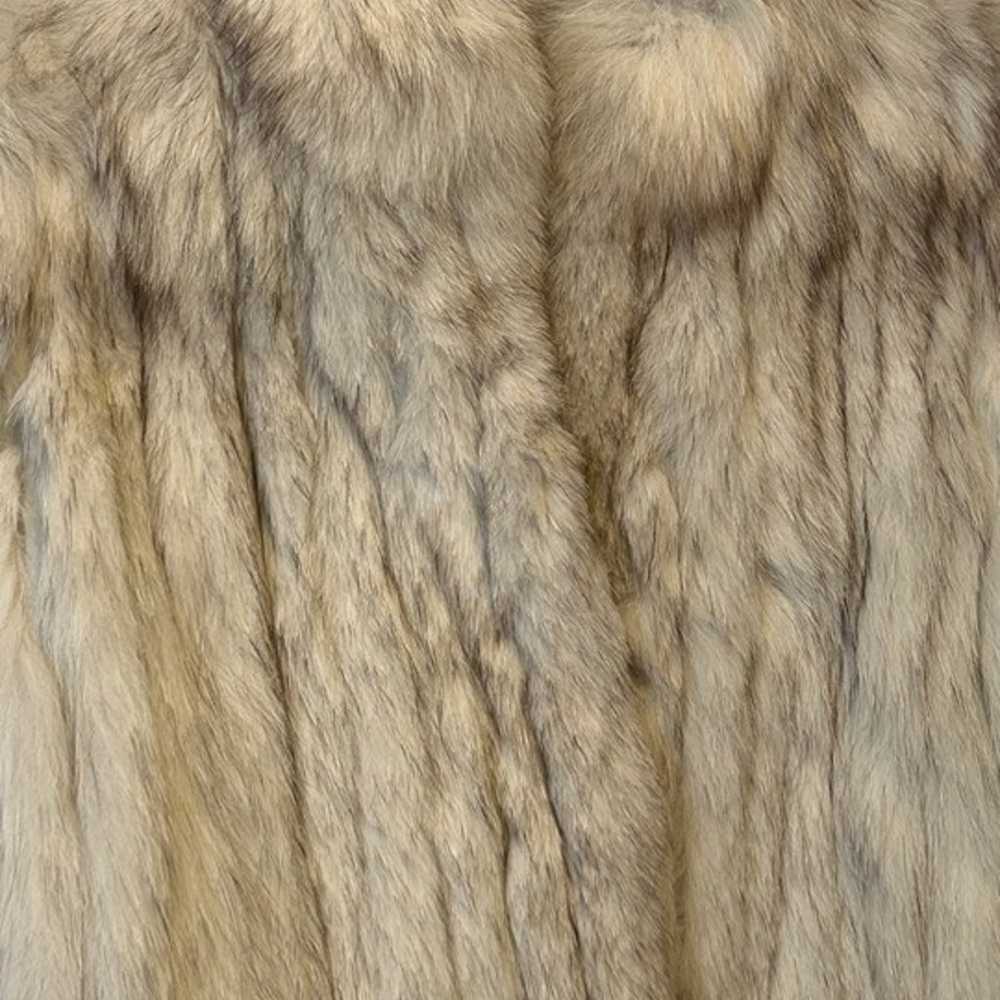 Vintage Blue Fox Fur Coat - image 2