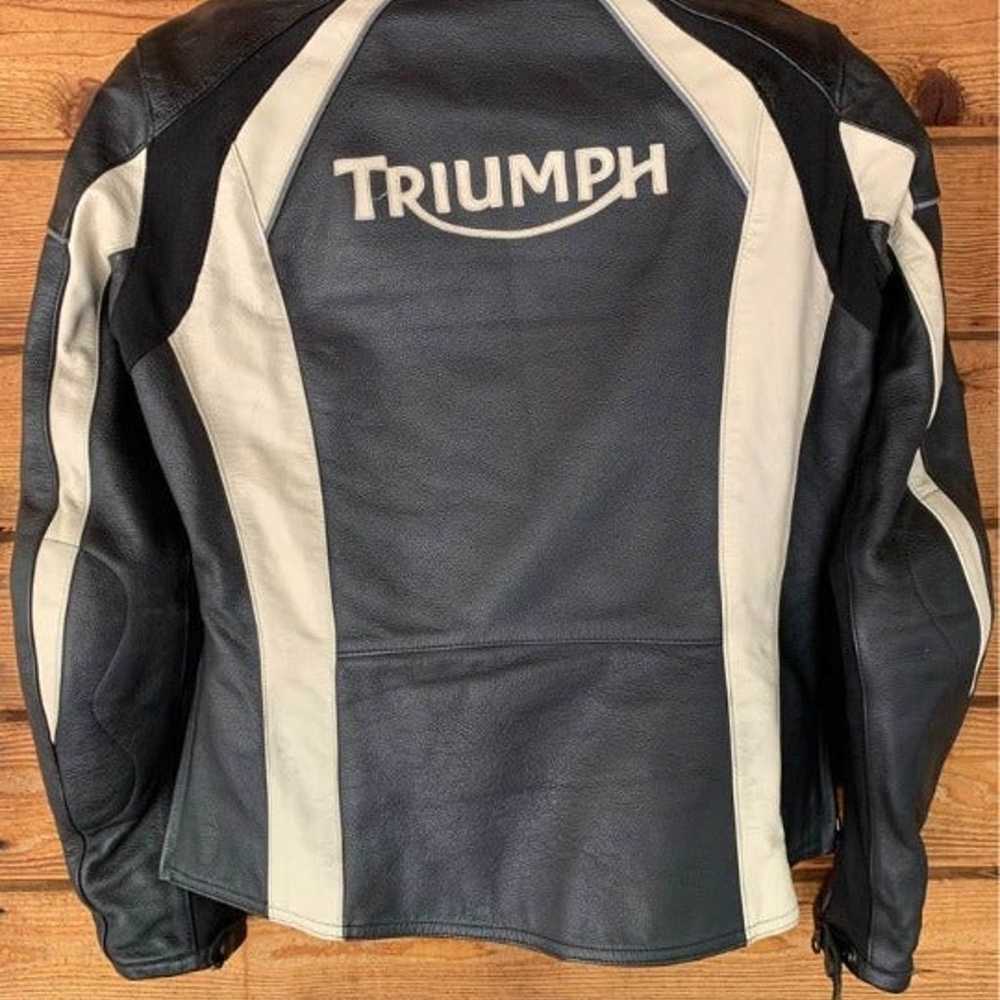 Triumph Leather jacket and pants-women's size Med… - image 1