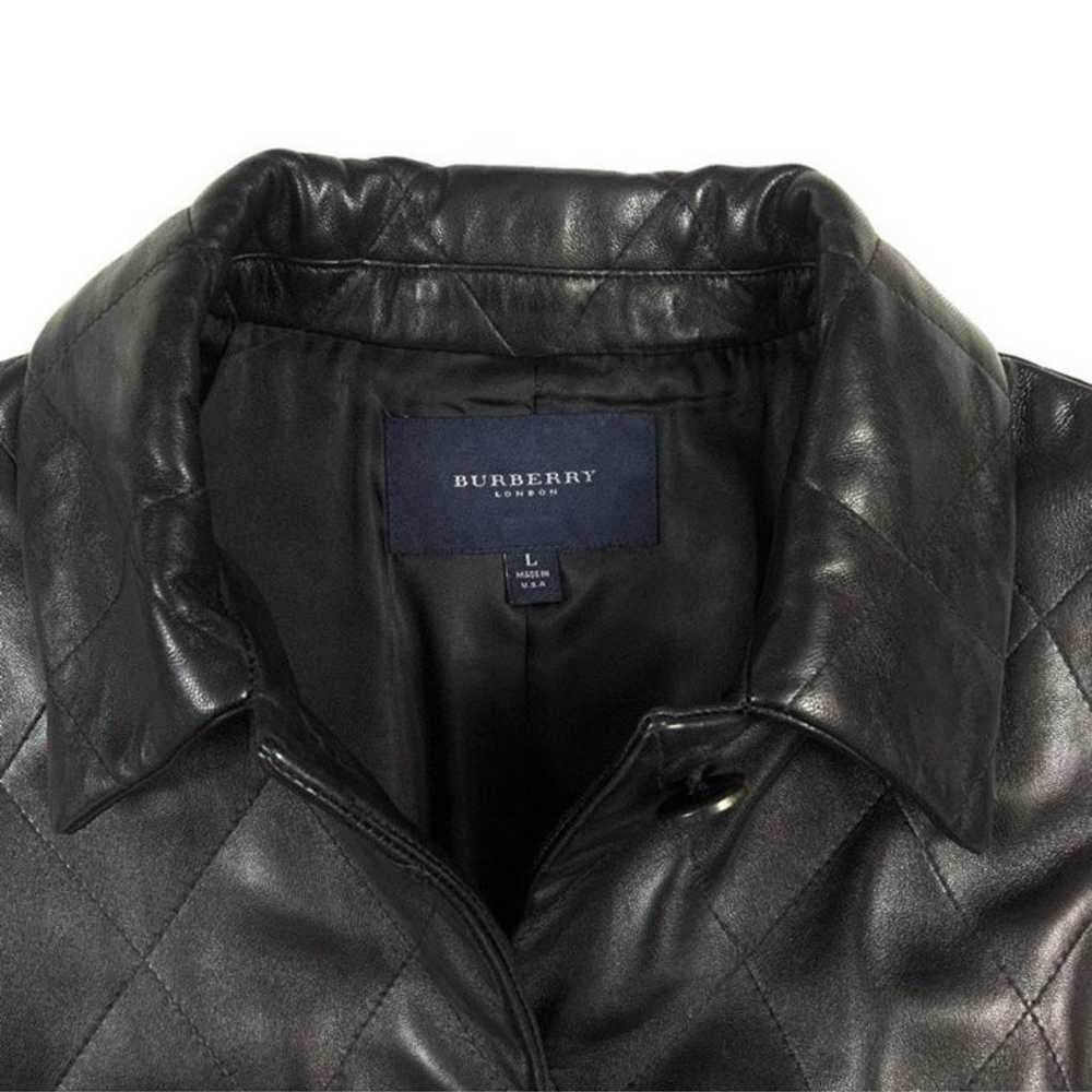 Burberry Leather Quilted coat - image 4