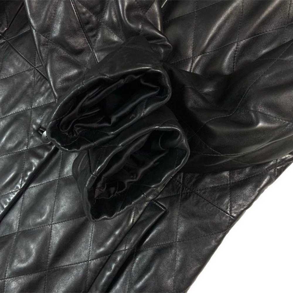 Burberry Leather Quilted coat - image 7