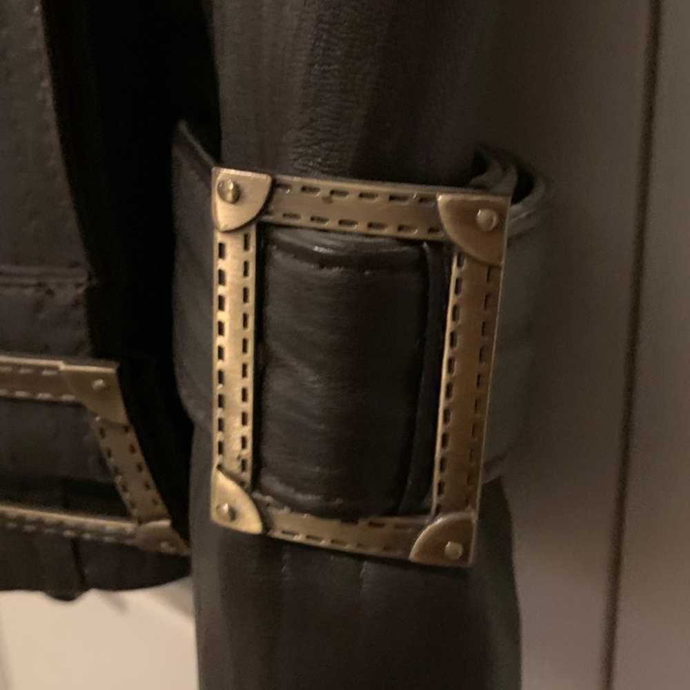 Designer Italian Leather Jacket - image 4
