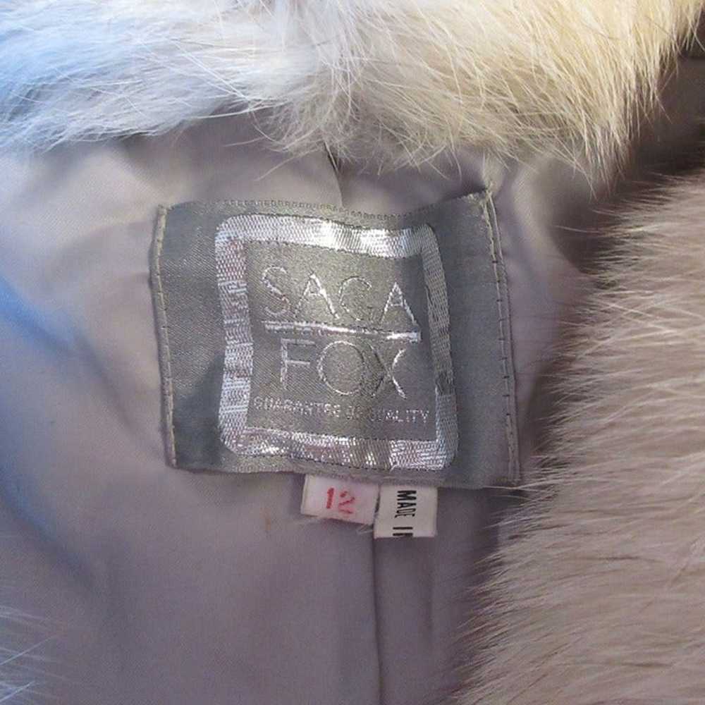 Saga Fox Vintage Fur Coat with Bemberg Lining - S… - image 2