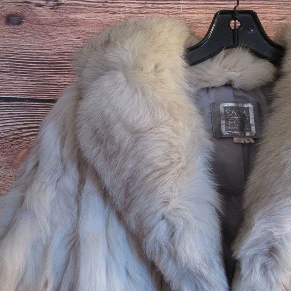 Saga Fox Vintage Fur Coat with Bemberg Lining - S… - image 4