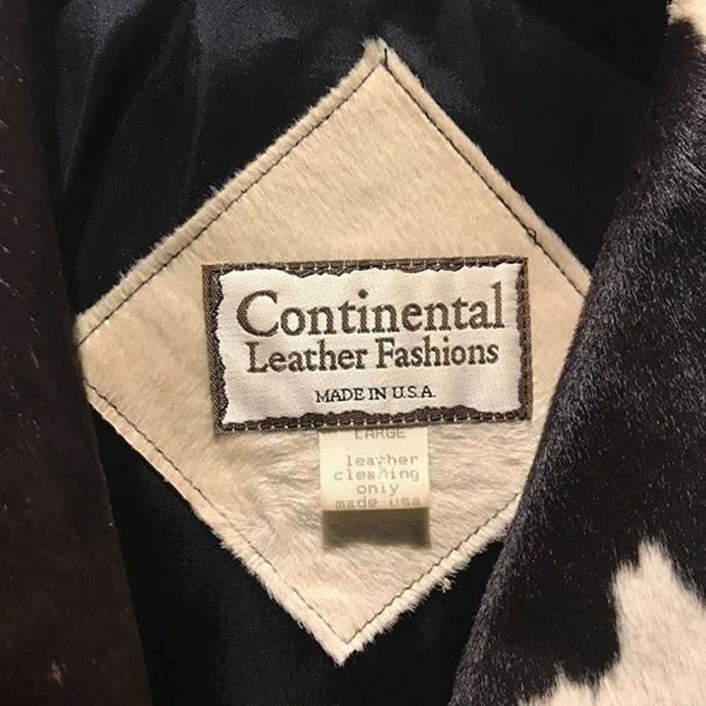 Continental Cropped Cowhide Fringe Jacket - image 7