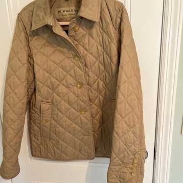 Burberry London Tan Quilted Jacket