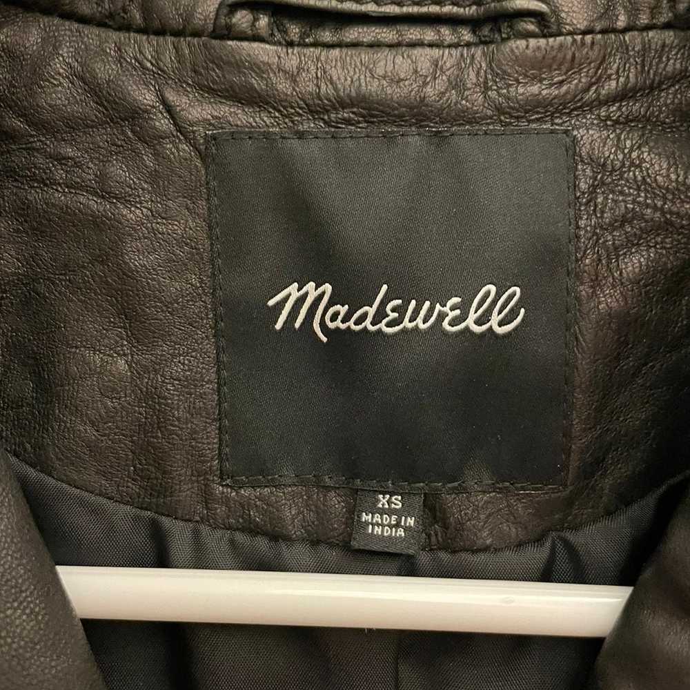madewell washed leather moto jacket - image 5