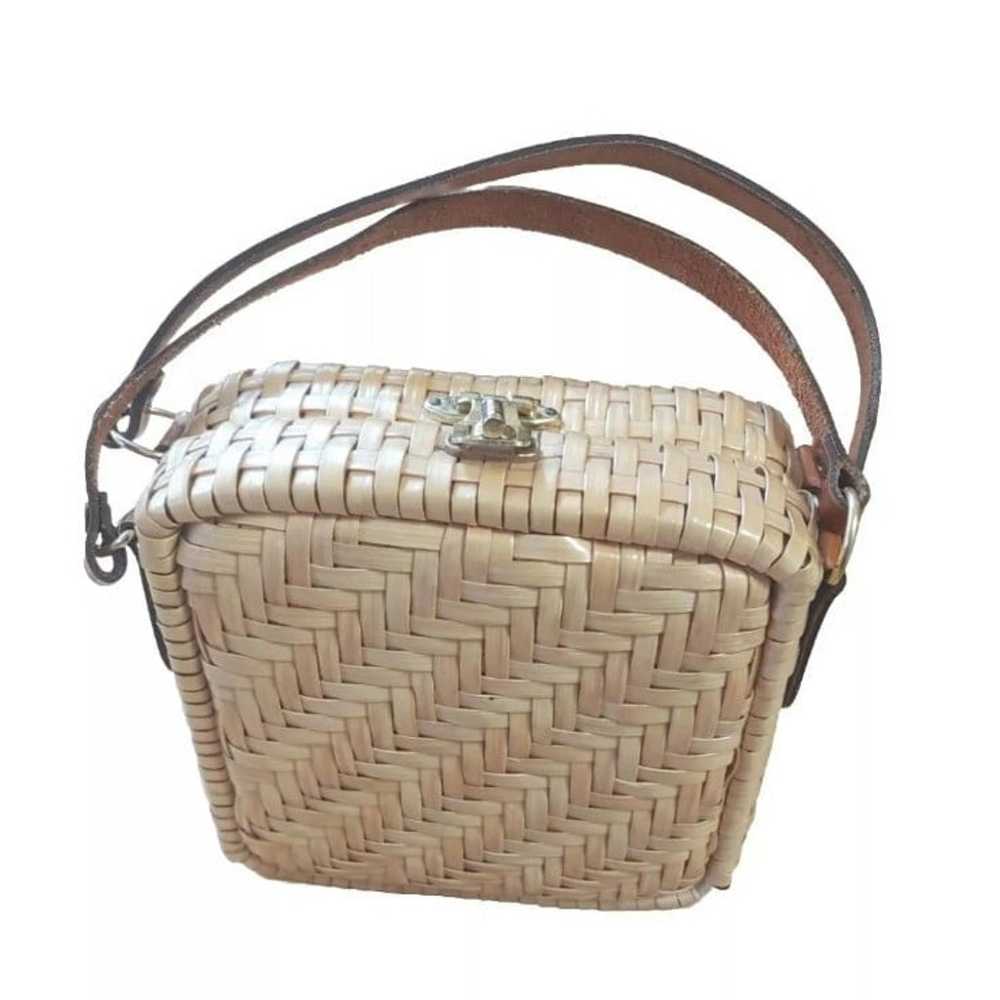 Vintage SIMON Mister Ernest Hand Woven Wicker Box… - image 1