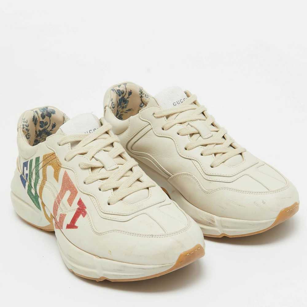 Gucci Leather trainers - image 3