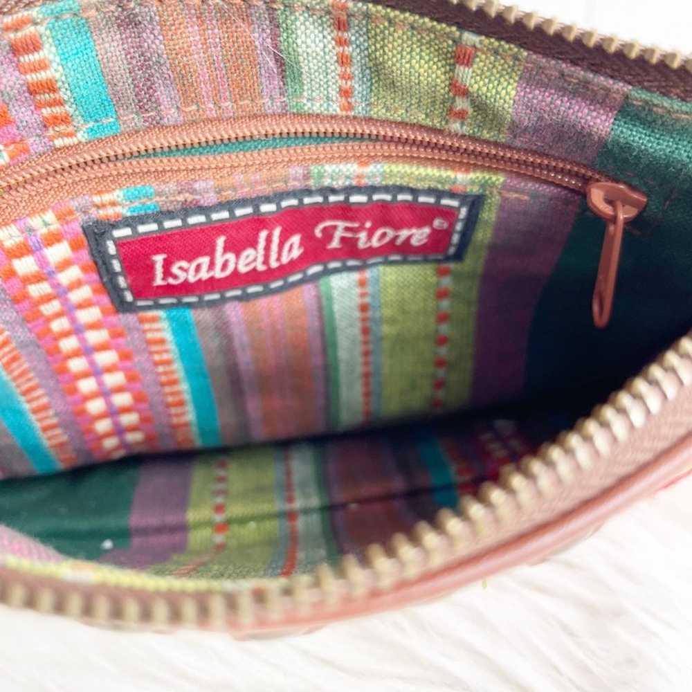 ISABELLA FIORE VINTAGE Embroidered Leather Handbag - image 2