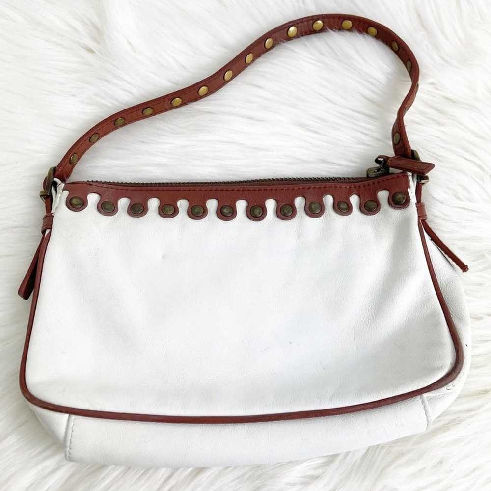 ISABELLA FIORE VINTAGE Embroidered Leather Handbag - image 7