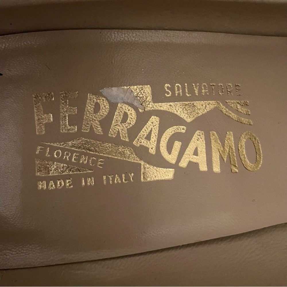 Vintage Salvatore Ferragamo Snake Skin Leather Pa… - image 7