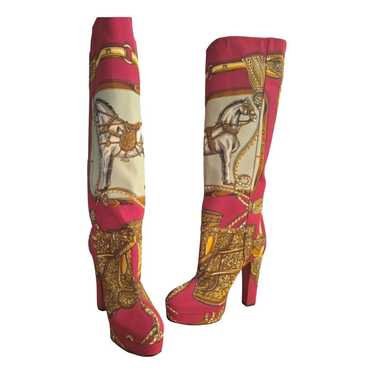 Gucci Cloth riding boots - image 1