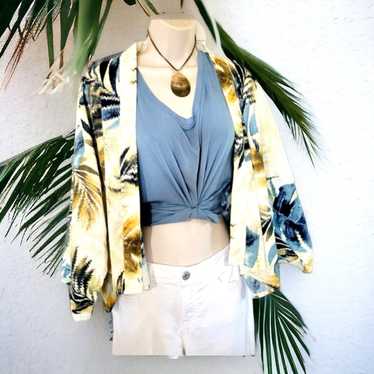 beachy tropical cover up size medium - image 1
