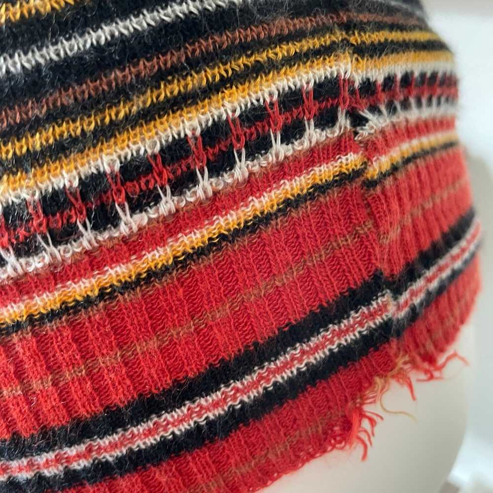 [XS] Vintage 70s Striped Knit Top - image 4