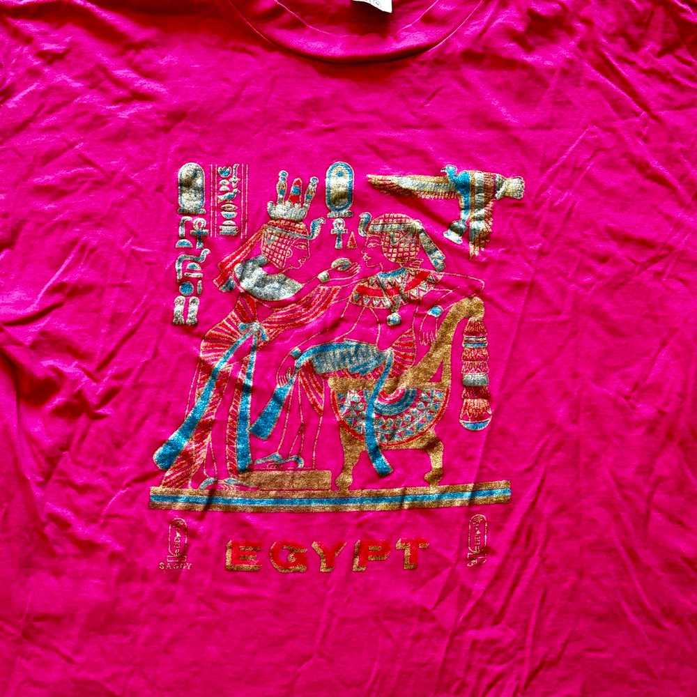 Vintage Pink Egypt Tee Shirt - image 2