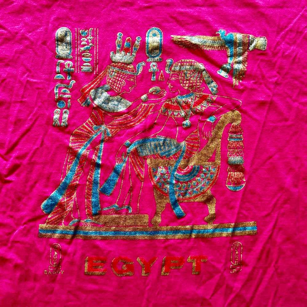 Vintage Pink Egypt Tee Shirt - image 3