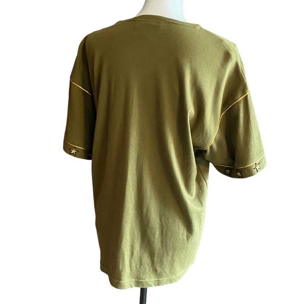 Vintage Molto Fino Military Inspired Olive Green … - image 3