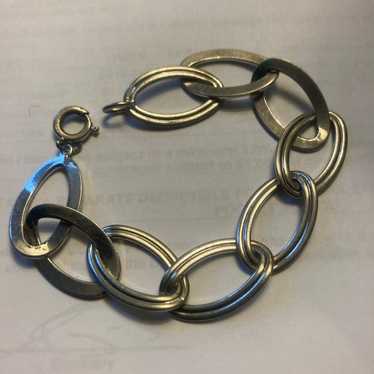 Bracelet vintage 1950s-60s sterling link style