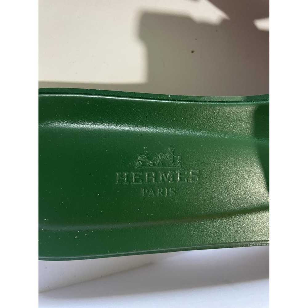 Hermès Oran leather sandal - image 3