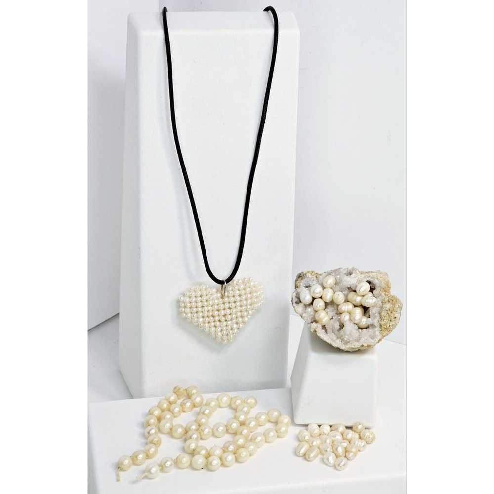 Vintage Pearl Lot - Necklace - Pendant - Loose - image 1