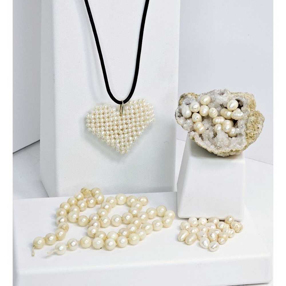 Vintage Pearl Lot - Necklace - Pendant - Loose - image 2