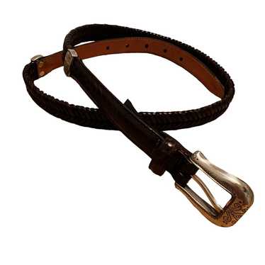 Brighton Womens Leather Belt 05108 Brown Fishtail… - image 1