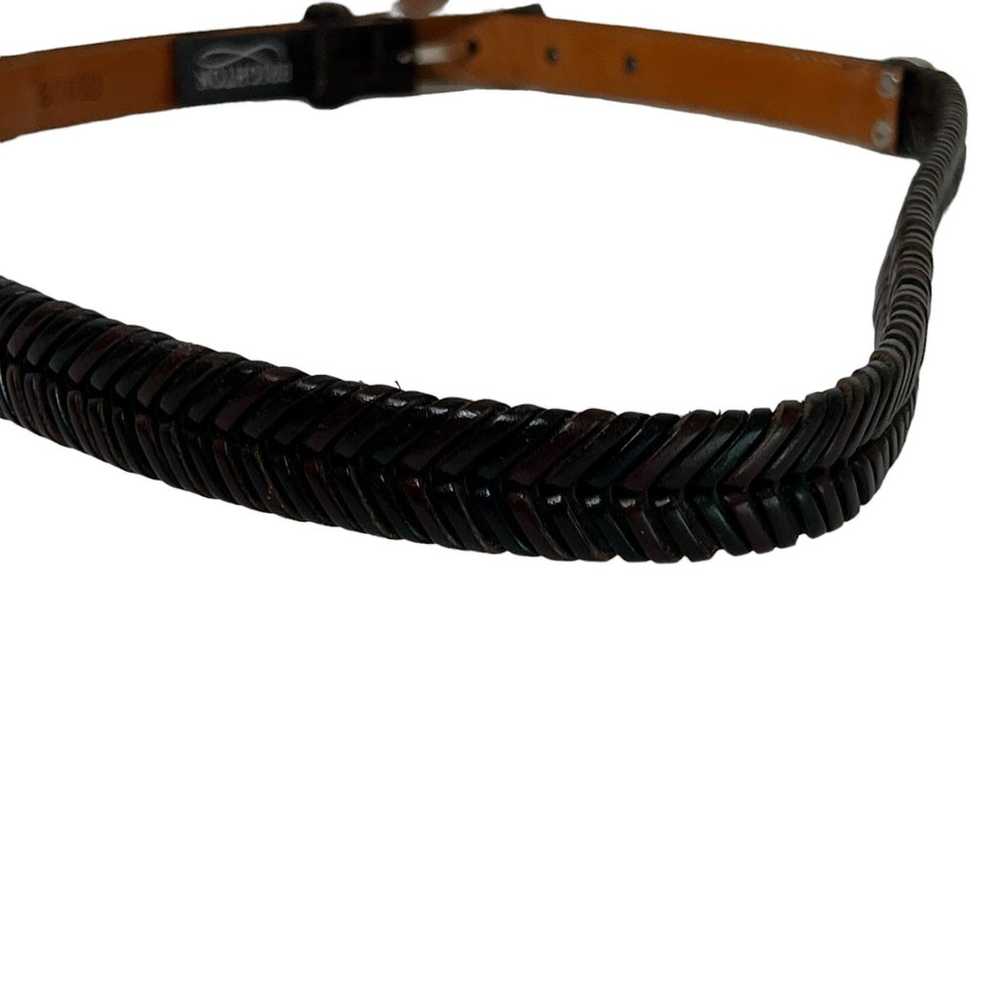 Brighton Womens Leather Belt 05108 Brown Fishtail… - image 4