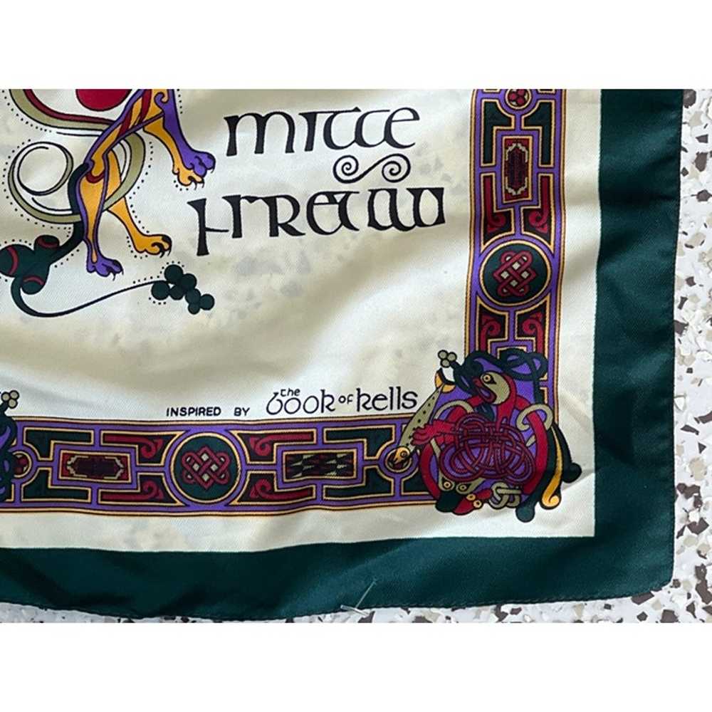 Vintage Irish Gaelic Scarf Inspired by the Book o… - image 6