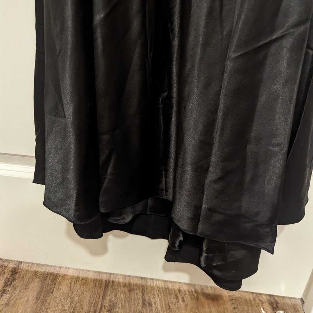 Vintage black beaded gown - image 3