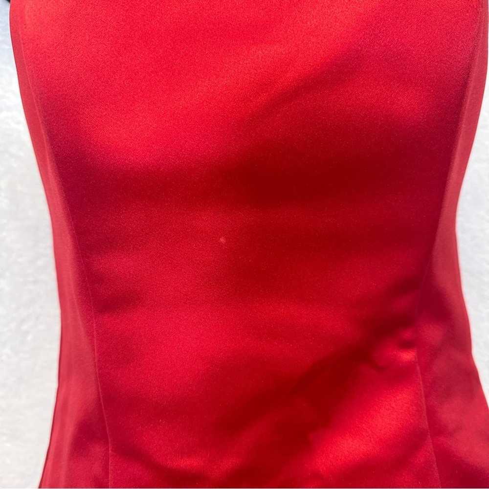 Vintage Gunne Sax Jessica McClintock Red Ruffle S… - image 8