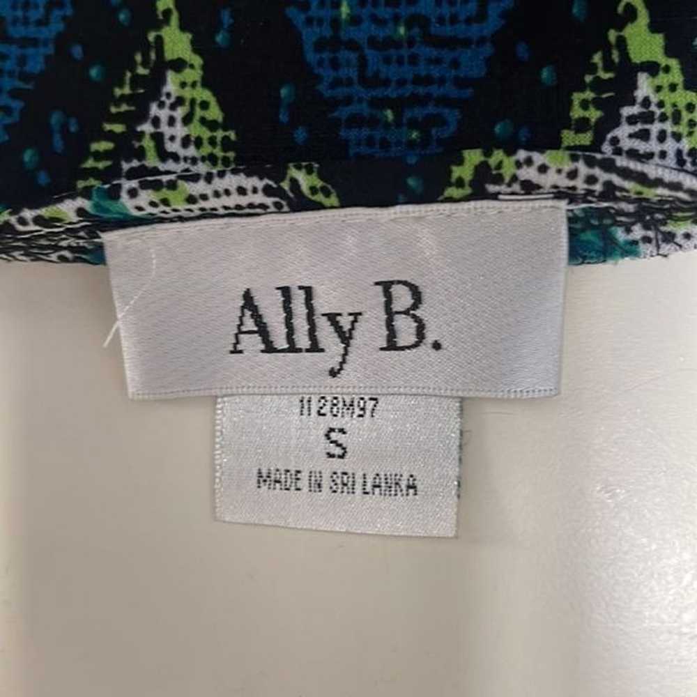 Ally B. Y2K green and blue chevron dress  Size sm… - image 5