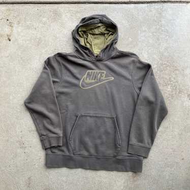 Vintage y2k Nike olive hoodie