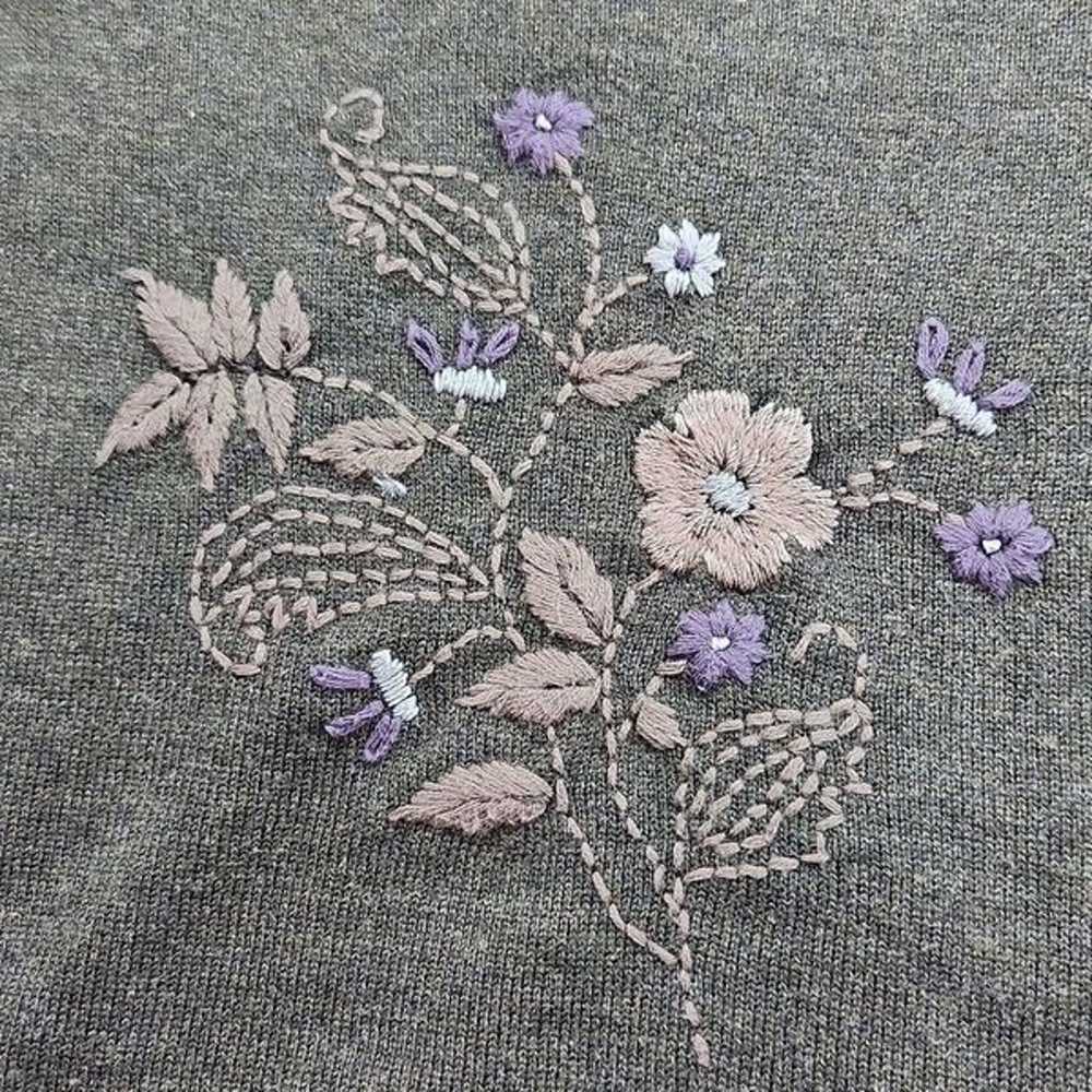 Coldwater Creek Vintage Cottagecore Embroidered C… - image 6