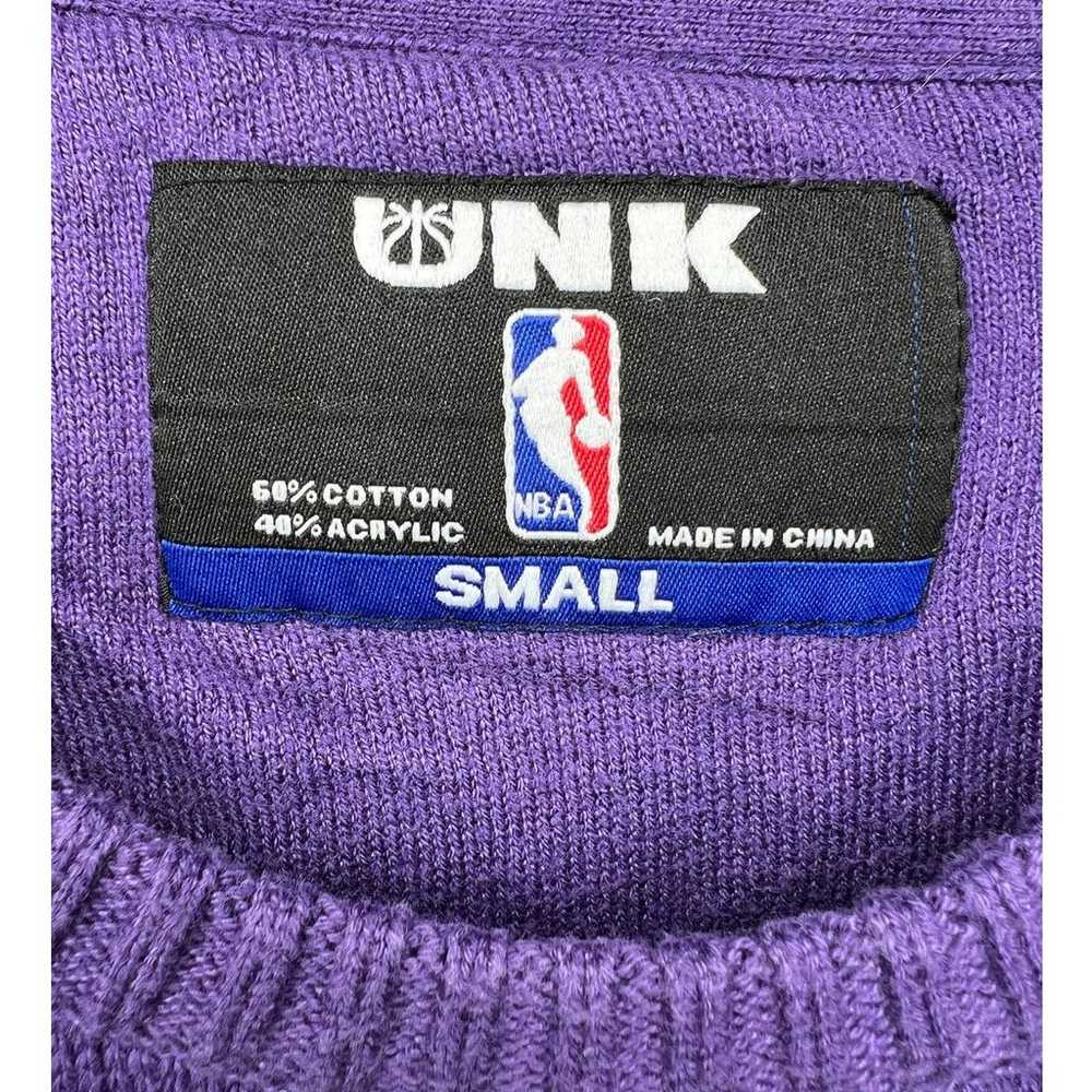 NBA Vintage 90's Womans L Knit LAKERS Logo Sweate… - image 4