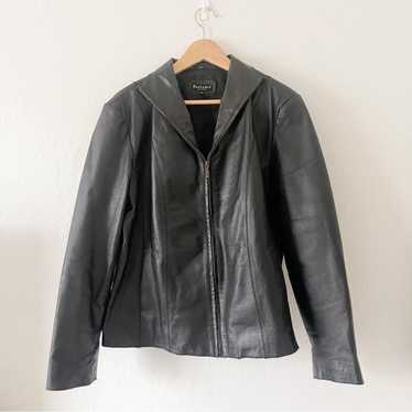 Raffaelo | Black Leather Vintage Jacket