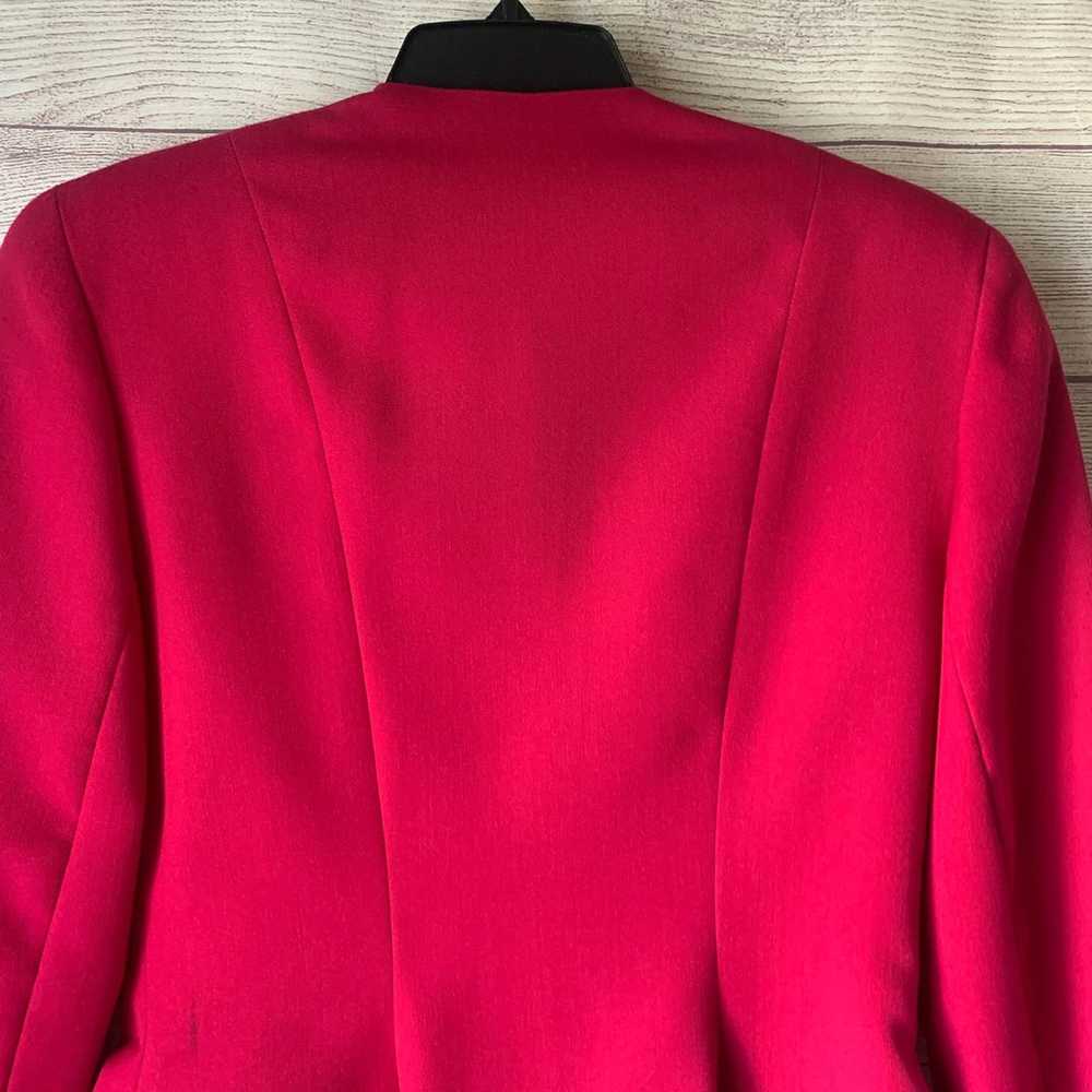 Vintage Michelle Stuart Pink Blazer Jacket Asymme… - image 5