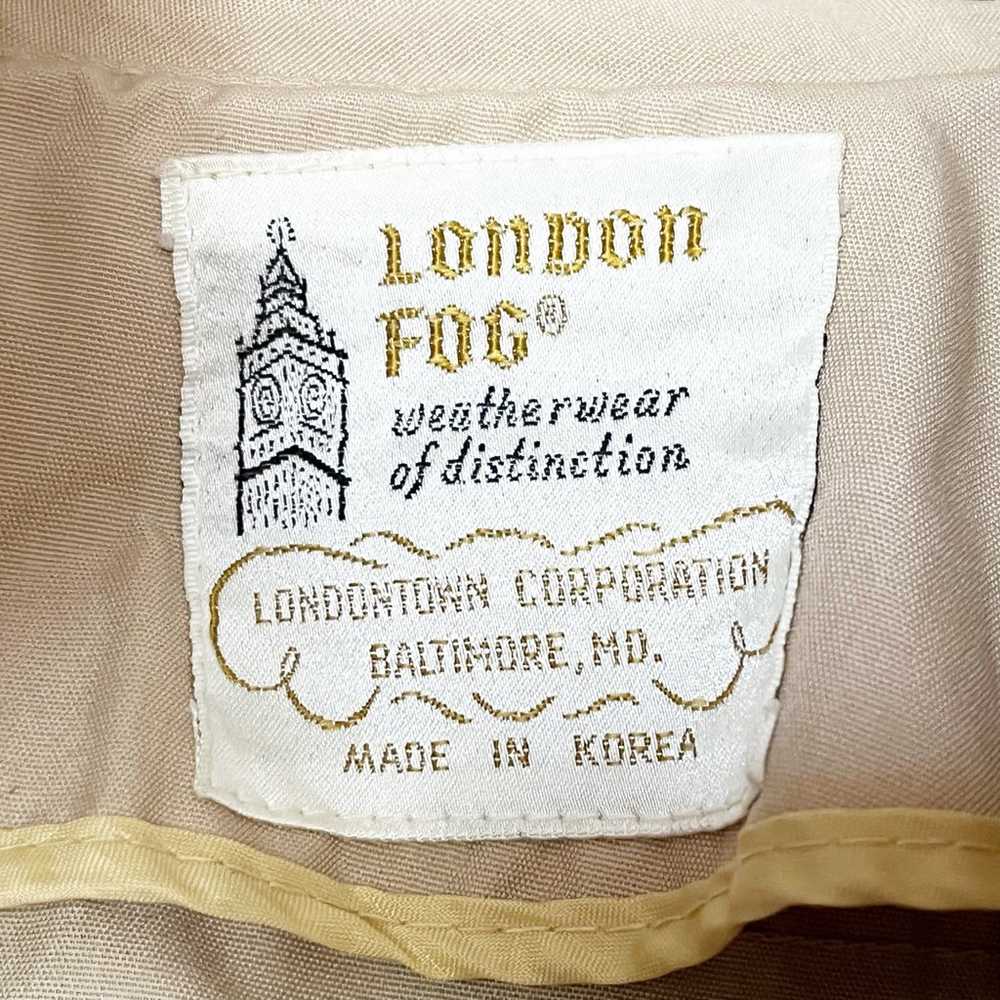 London Fog Womens Zip Up Hooded Jacket Size 9/10 … - image 9