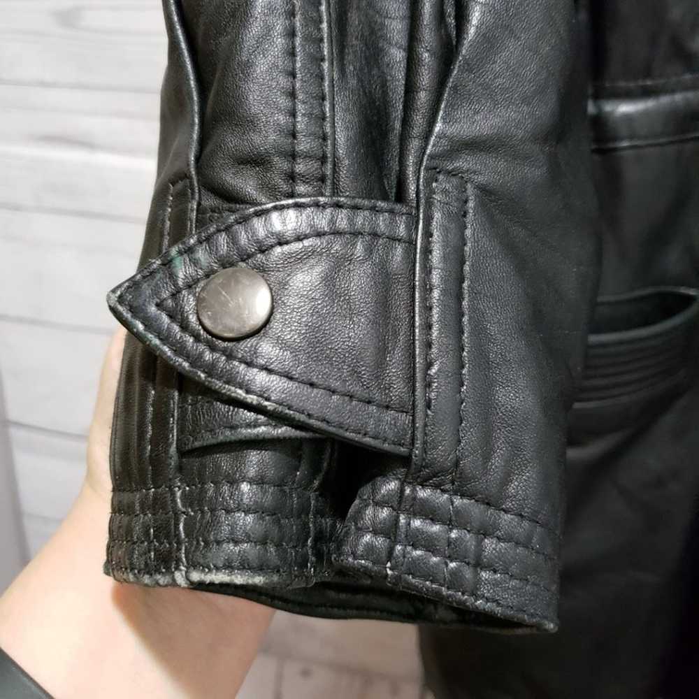 Vintage Wilsons Genuine Leather Street Legal Hood… - image 3