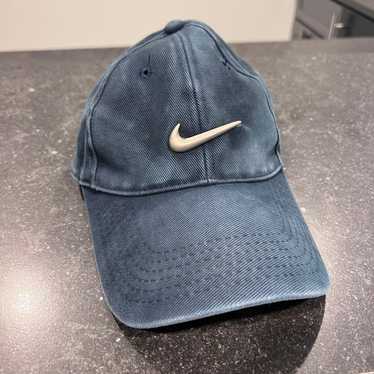 Vintage Nike Corduroy Hat Metal Swoosh - image 1