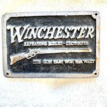 Winchester Repeating Rifles Shotguns Belt Buckle, 