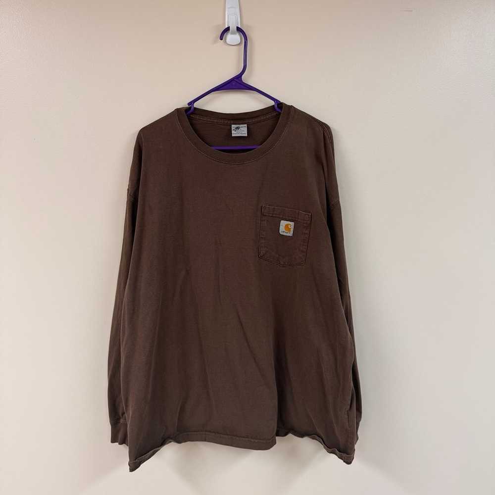 vintage carhartt long sleeve - image 1