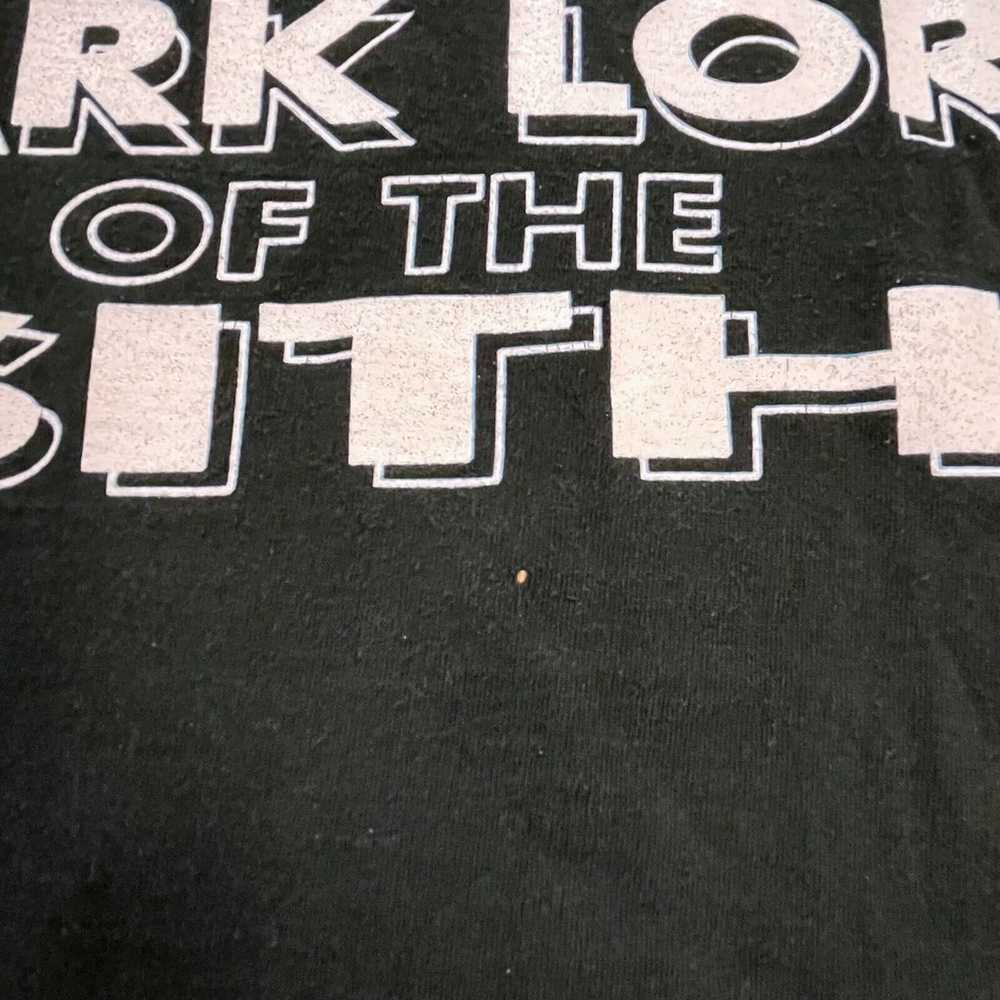 Vintage Star Wars Shirt Mens XL Darth Vader Dark … - image 8