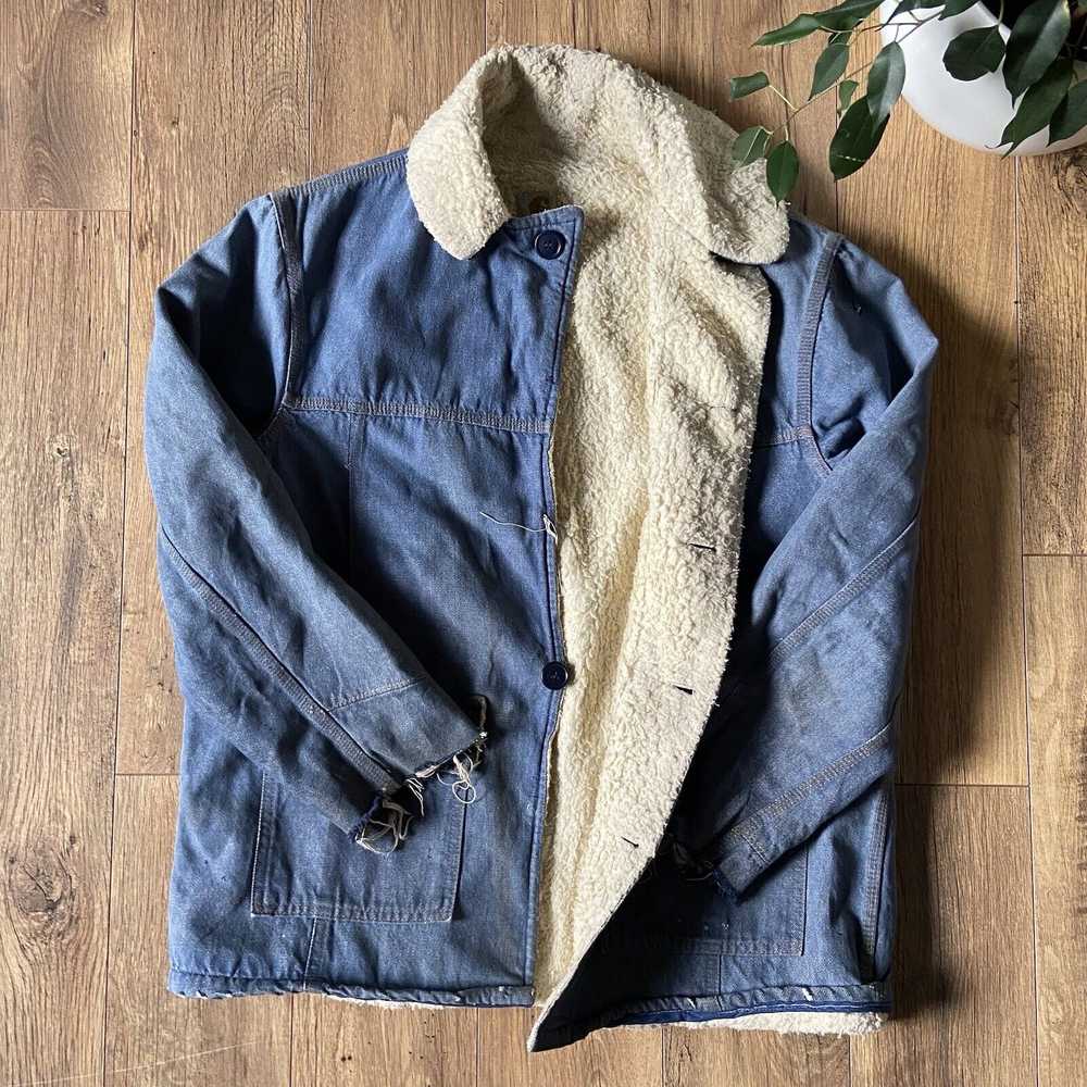 Vintage Carhartt Field Jacket 80s Fits XL Denim S… - image 4