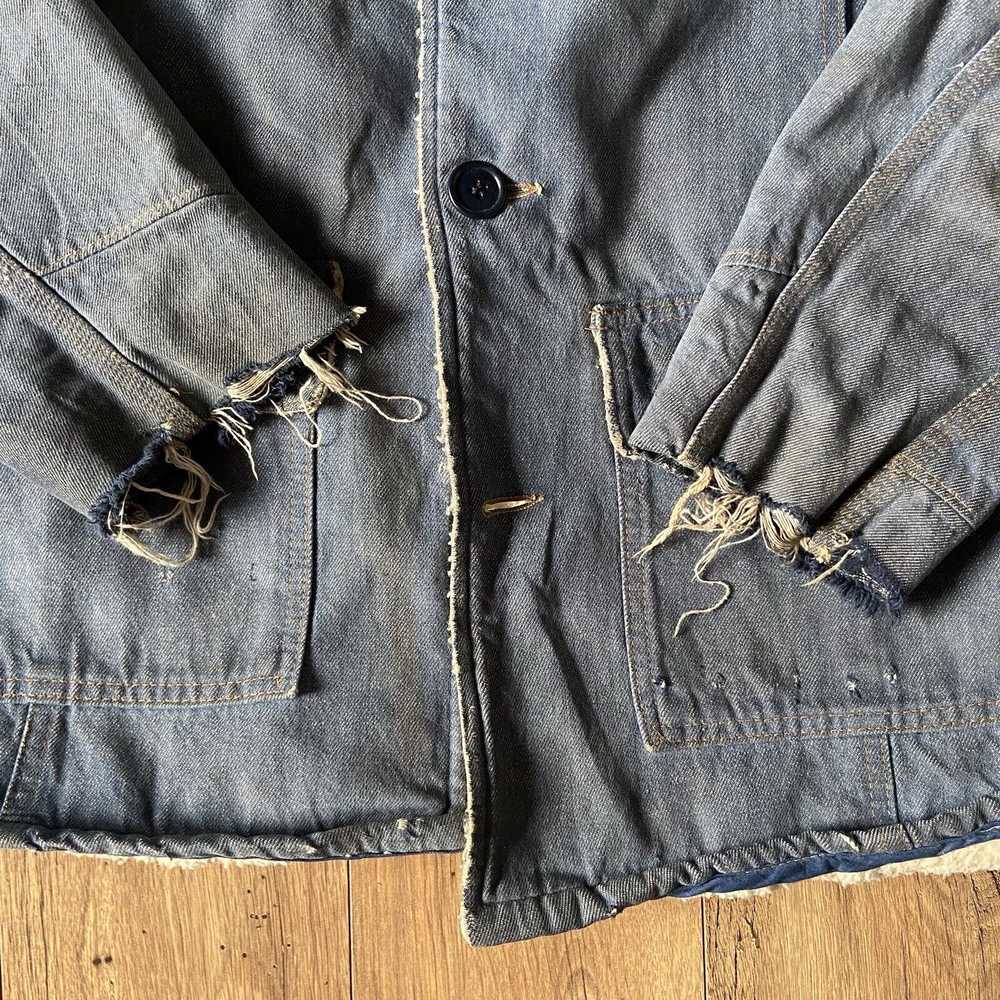 Vintage Carhartt Field Jacket 80s Fits XL Denim S… - image 6