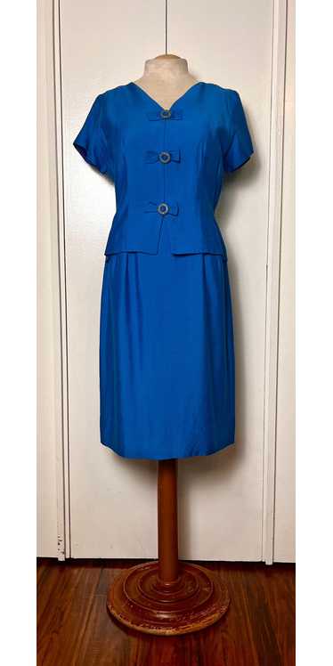 Vintage 1950's "Jule-Wyn of New York" Cerulean Blu