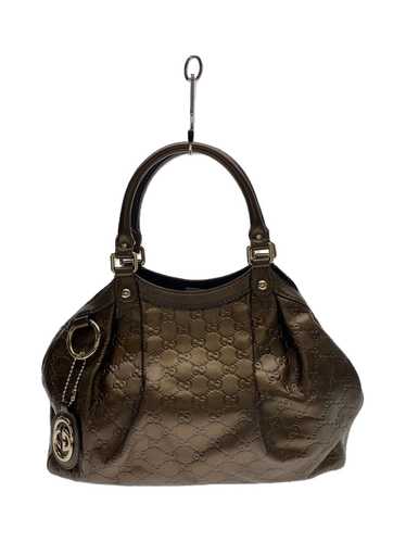 Used Gucci Handbag Soie /Leather/Brw Bag