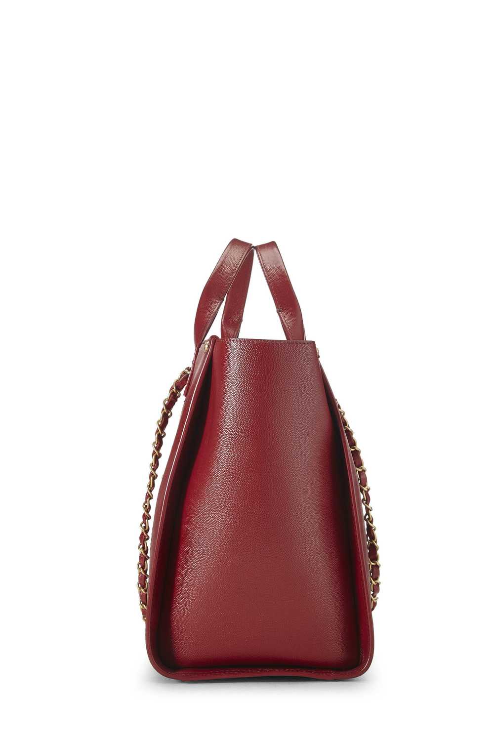 Red Leather Deauville Small - image 3