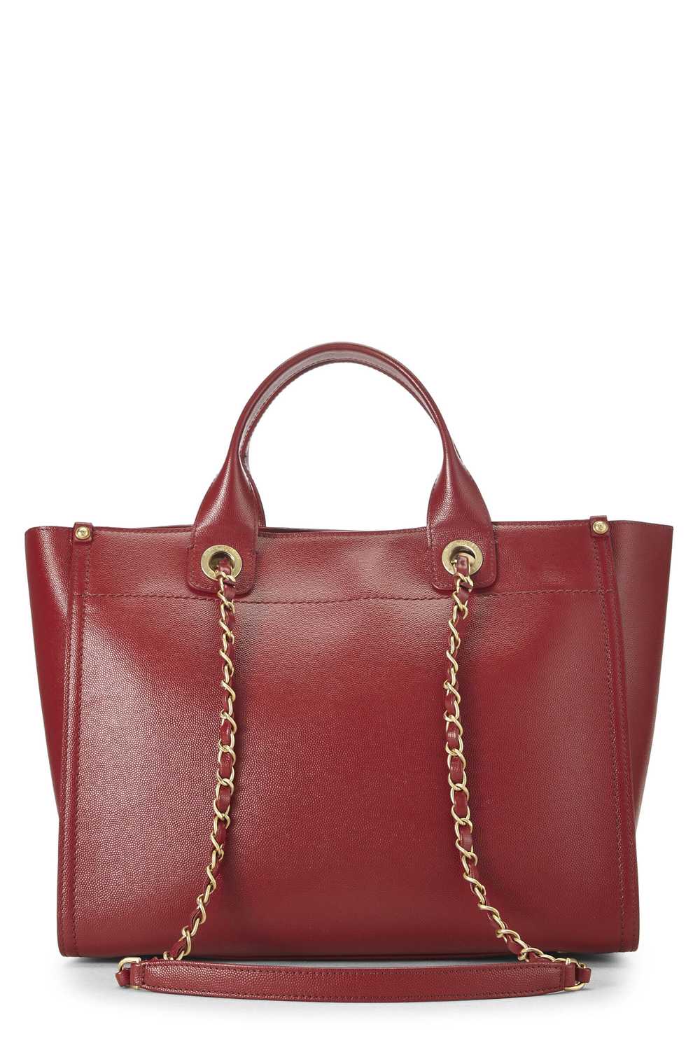 Red Leather Deauville Small - image 4