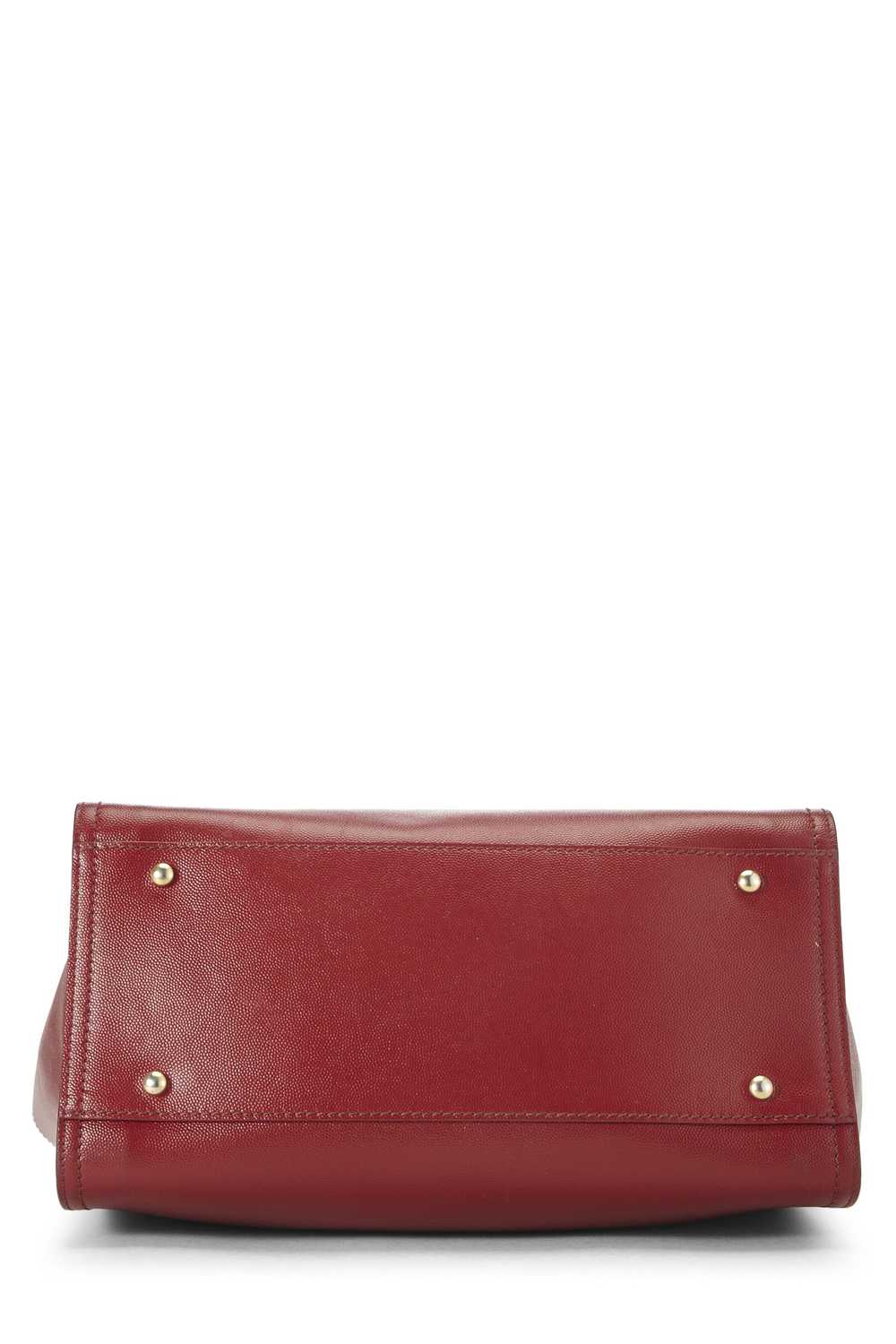 Red Leather Deauville Small - image 5