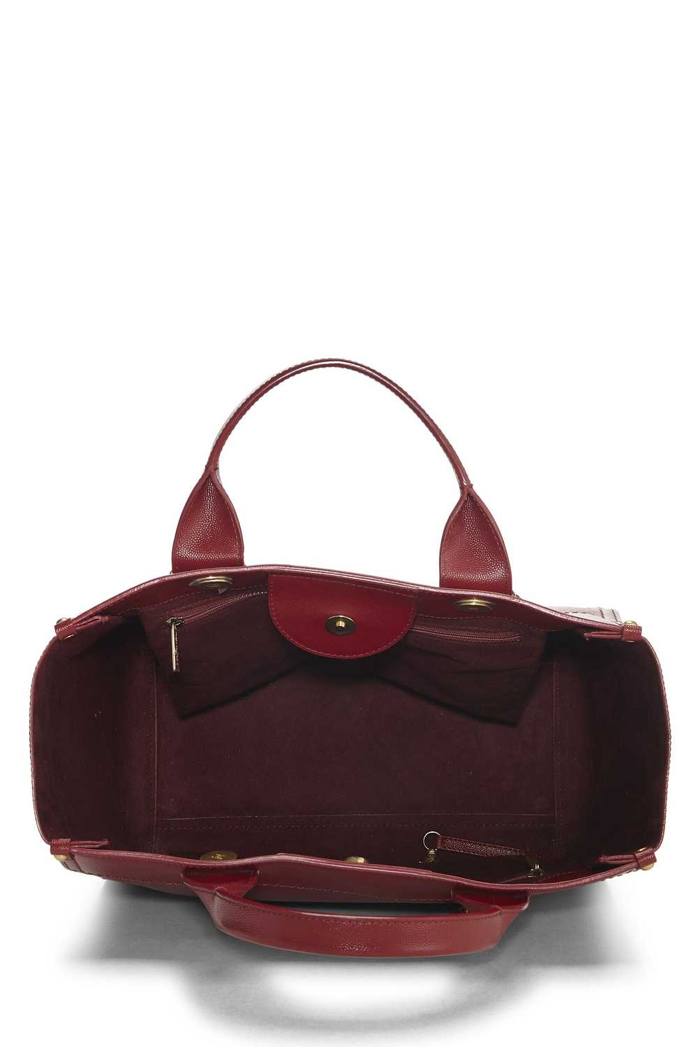 Red Leather Deauville Small - image 6